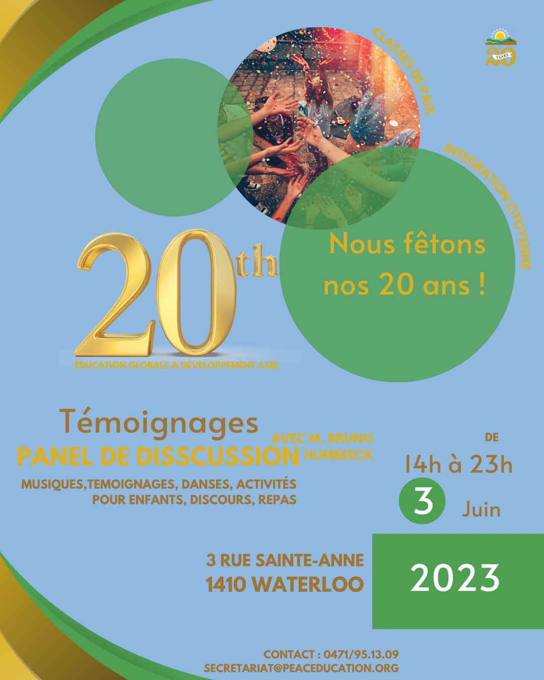 EGD asbl fête ses 20 ans